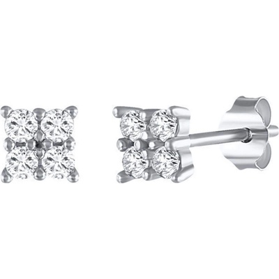 Silenti Jewelry Сребърни обеци "Тактичност