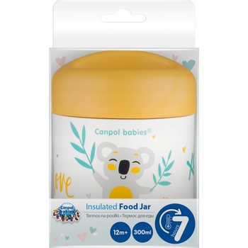 Canpol babies Exotic Animals Insulated Food Jar Termoska na jedlo pre deti 300 ml