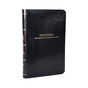 Kjv, Pocket New Testament with Psalms and Proverbs, Leatherflex, Black, Red Letter, Comfort Print | Nelson, Thomas (ISBN: 9781400334841)