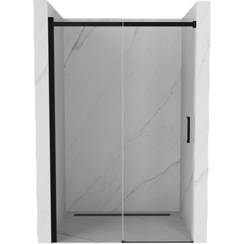 Mexen Omega плъзгащи се душ врати 140 см, прозрачни, черни 825-140-000-70-00 (825-140-000-70-00)