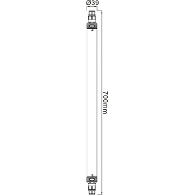 Deko-Light LED žiarovka Tri Proof Slim 70 cm 348138