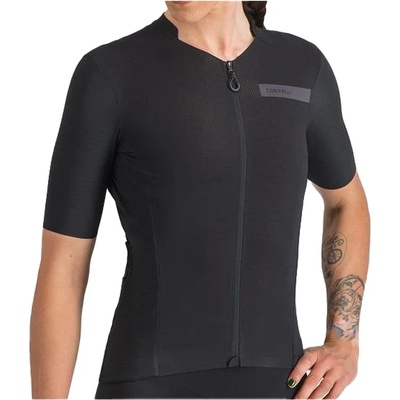 Castelli Дамска фланелка с къс ръкав за колоездене Castelli Women's Premio Evo Jersey Cycling jersey - Light Black (156-2383-0212)