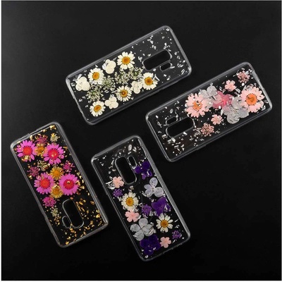 4smarts Soft Cover Glamour Bouquet - силиконов (TPU) калъф с цветя за Samsung Galaxy S10 (прозрачен-бял)