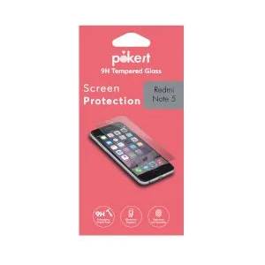 Pokeit Screen Protector Tempered Glass for Redmi Note 5