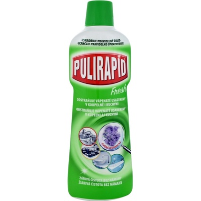 Pulirapid Fresh na rez a vodný kameň s hygienizujícím účinkom s vôňou levandule 750 ml