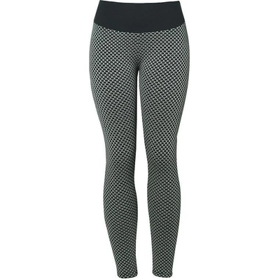 Charon Дамски, спортен клин с висока талия, повдигащ ефект, Charon V Type, Сиво зелен (ZYLG03-GREEN/GRAY-SIZE-L)