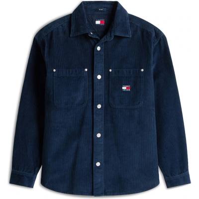 Tommy Jeans Men's Cord Relaxed Fit Overshirt - Navy