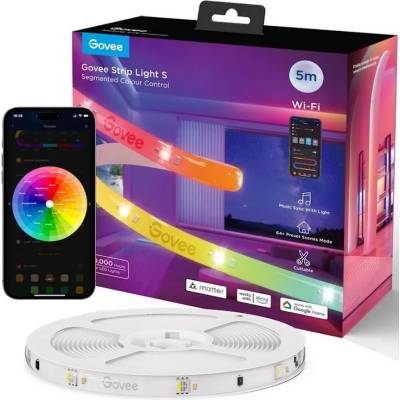 - Wi-Fi RGBICW Smart PRO LED лента 5 м MATTER - изключително издръжлив (GV0046)