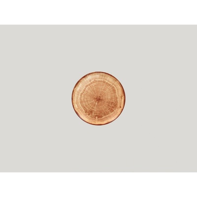RAK Porcelain Woodart talíř dezertní coupe 15 cm světle hnědá RAK-WDNNPR15TB