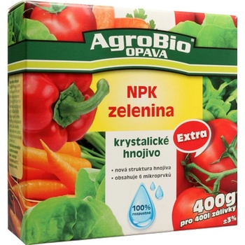 AgroBio Krystalické hnojivo Extra NPK Zelenina 400 g