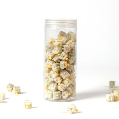 Keychron Gateron KS-3X1 Milky Yellow Switch Set 110 броя Комплект геймърски механични суичове за клавиатура (G90)