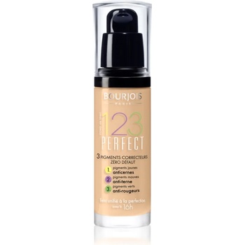 Image 1 of Bourjois 123 Perfect течен фон дьо тен за съвършен външен вид цвят 51 Vanille Clair SPF 10 30ml