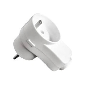 Elgotech Plug with socket 16A with/u white (WTG-10)