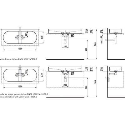 Laufen Sonar H8123480001121