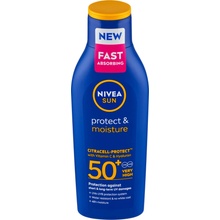 Nivea Sun Protect & Moisture hydratační mléko na opalování SPF50+ 200 ml
