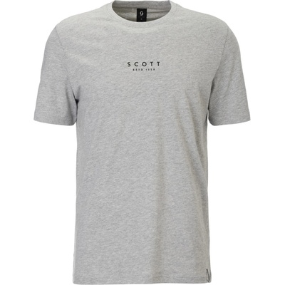 Scott Мъжка тениска Scott Typo S/S T-shirt - Grey Melange - размер XL (216-1385-0714)