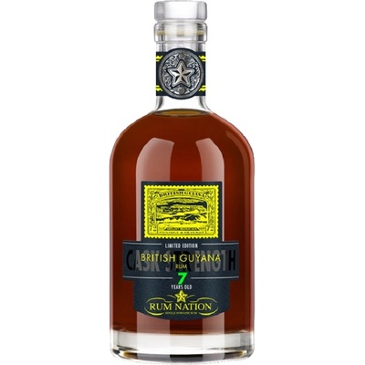 Rum Nation British Guyana Cask Strength 7y 59% 0,7 l (holá láhev)