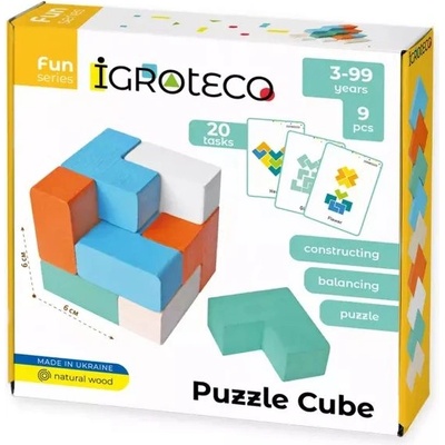 IGROTECO 2 в 1 игра за баланс и кубчест пъзел (900170)