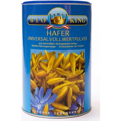BioKing Био прах от пълнозърнест овес - 500 г