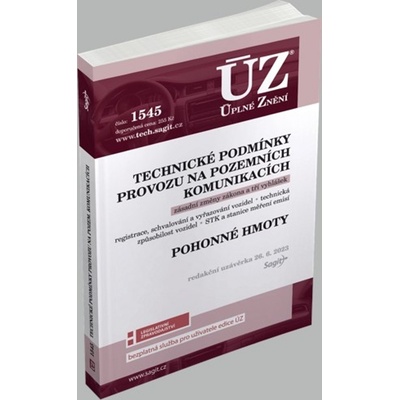 ÚZ 1545 Technické podmínky provozu na pozemních komunikacích