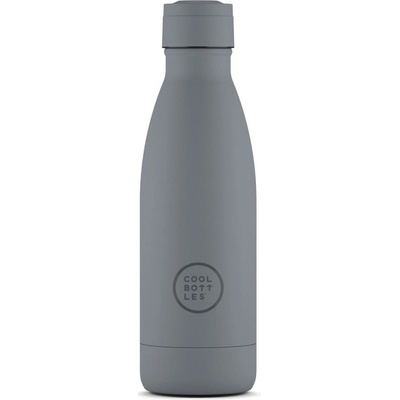 Cool Bottles Termo fľaša z nerezovej ocele Pastel Grey trojvrstvová 350 ml