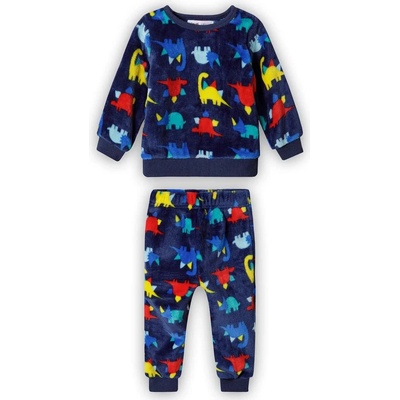 Minoti Pyžamo chlapecké fleecové Minoti modrá