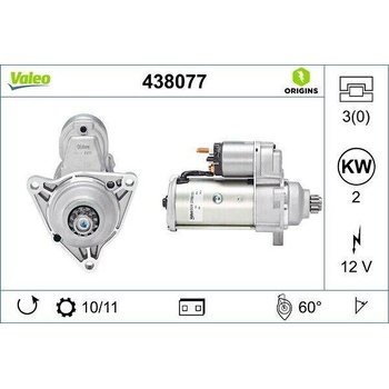 Startér VALEO 438077