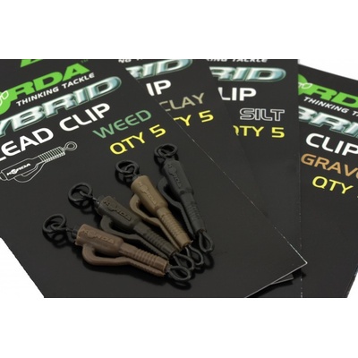 Korda Závěs na olovo Hybrid Lead Clip Clay 5ks