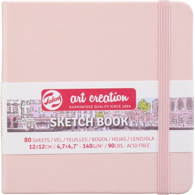Talens Art Creation Sketchbook v pevnej väzbe Pastel Pink 12 x 12