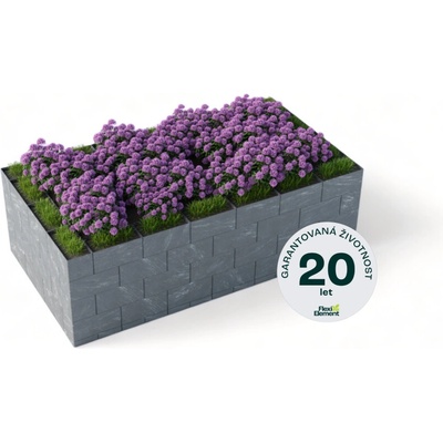 Flexi Element vyvýšený záhon - obdélník 27 cm 150 cm 100 cm