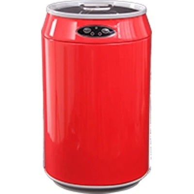 DBA Bezdotykový odpadkový koš 9 l nápojová plechovka červená – Hledejceny.cz