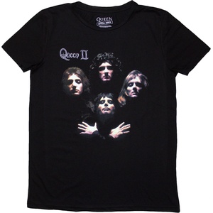 Queen Bo Rhap Classic Black L Дамски Риза (QUTS99LB03)