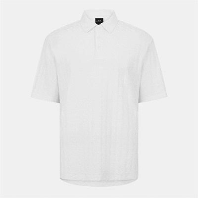 Armani Exchange Блуза с яка Armani Exchange Men's Short-Sleeve Polo Shirt - Off White