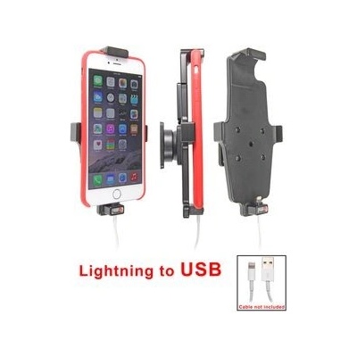 Brodit držák na Apple iPhone Xs Max/8 Plus/7 Plus/6S Plus, jištění, průchodka pro Lightning kabel 514663