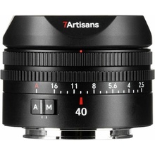 7ARTISANS AF 40 mm f/2,5 LITE pre Sony E
