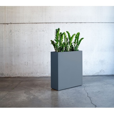 Herstera Cube Kvetináč 100x40x115 cm HG08975801 antracit