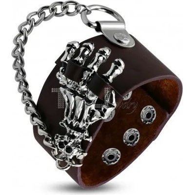 Talitha Кафява кожена гривна