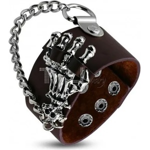 Talitha Кафява кожена гривна - talitha-jewelry - 56,00 лв