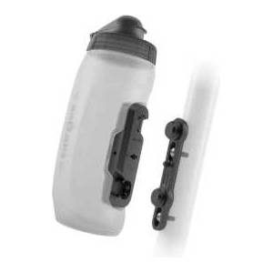 FIDLOCK Бутилка за вода за вода FIDLOCK Twist 590 + велосипед Base (прозрачна бяла)