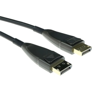 ACT Оптичен хибриден кабел ACT AK4031, DisplayPort 1.4 мъжко - DisplayPort 1.4 мъжко, 15 м, Черен (EWENT-ACT-CAB-AK4031)