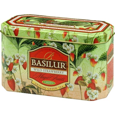 Basilur Magic Fruit Wild Strawberry plech 20 x 1,5 g