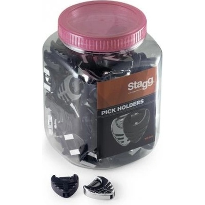 Stagg PHB-100 BK/CR zásobník na trsátka, balení 100 ks