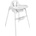 KikkaBoo Стол за хранене 2 в 1 KikkaBoo - Jammy, White (31004010179)