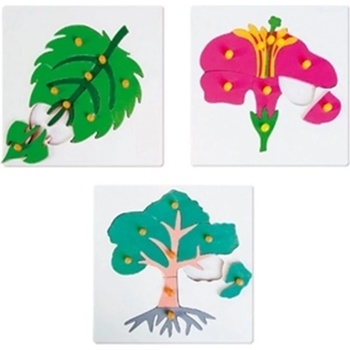 Nowa Szkola Дървен пъзел Nowa Szkola - Ботанически растения (6611120372)