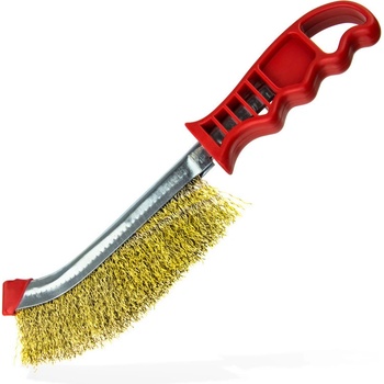 DEMA Mosadzná drôtená kefa 1-radová DMDBK