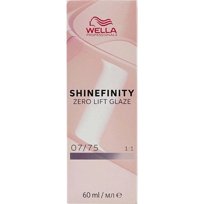Wella Professionals Shinefinity Zero Lift Glaze 07/75 Medium Blonde Brown Mahogany 60 ml