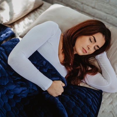 SleepLab Cool & Warm Blue 9 kg 140x200