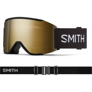 SMITH Ски маска Smith Squad MAG ChromaPop S3+S1 (VLT 13+55%) Ski goggles - Black / Sun Black Gold Mirror + Storm Blue Sensor Mirror - размер M/L (417-3158-0111)