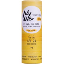 We Love The Planet přírodní opalovací krém v tyčince SPF20 50 g