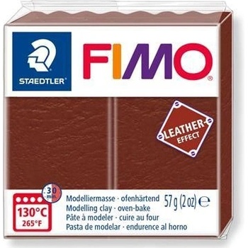 Fimo Leather modelovacia hmota 57 g Effect orechová